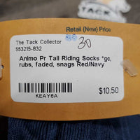 Pr Tall Riding Socks *gc, rubs, faded, snags
