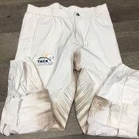 Rain Pants, zips, velcro *gc, v.stained, dingy
