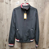 MENS Bomber Jacket, zipper *vgc, mnr snags & discolored cuffs
