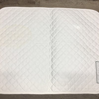 Quilt Baby Pad, embroidered "Greenhawk" *vgc, water stain
