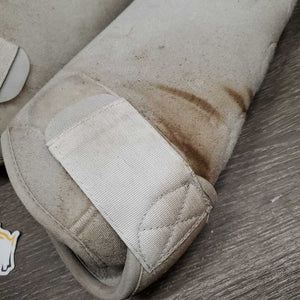 Pr Closed Boots, velcro *gc, dirty, dingy, v.stained, hairy, marker