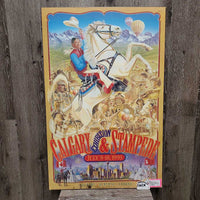 1993 Calgary Exhibition & Stampede Poster, Mounted *gc, bent corners, cut edges, stains, water stains (back)