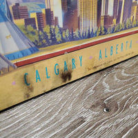 1993 Calgary Exhibition & Stampede Poster, Mounted *gc, bent corners, cut edges, stains, water stains (back)