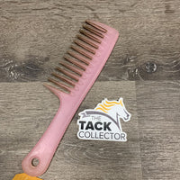 Thick Plastic Mane Comb, handle *gc, v.dirty, discolored
