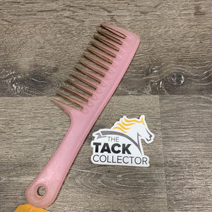 Thick Plastic Mane Comb, handle *gc, v.dirty, discolored