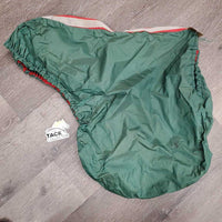 Hvy Nylon Jump Saddle Cover *fair, older, stains, snags, bubbled, lining rips, frayed edge, sm holes