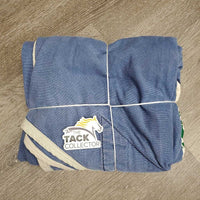 Cotton Stable Sheet, "AHHS Lakeside Champ", 2 legs *gc/fair, older, rubs mnr hair, faded, stains, threads, tears, clean