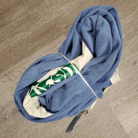 Cotton Stable Sheet, "AHHS Lakeside Champ", 2 legs *gc/fair, older, rubs mnr hair, faded, stains, threads, tears, clean
