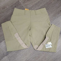 Side Zip Breeches *vgc, older, seat stains, seam puckers, rubs, pills
