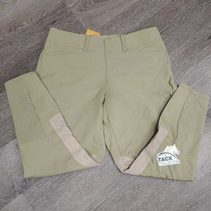 Side Zip Breeches *vgc, older, seat stains, seam puckers, rubs, pills