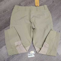 Side Zip Breeches *vgc, older, seat stains, seam puckers, rubs, pills
