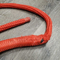 Stretchy Nylon Lead Rope *gc,/fair, chews, popped, rubs, frays, stains
