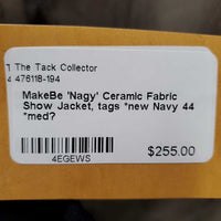 'Nagy' Ceramic Fabric Show Jacket, tags *new
