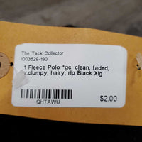 1 Fleece Polo *gc, clean, faded, v.clumpy, hairy, rip
