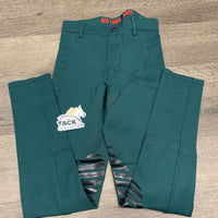 JUNIORS Cotton Euroseat Breeches, Pull On *vgc, mnr rubs & pills
