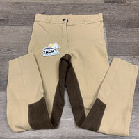 JUNIORS Full Seat Breeches *vgc, mnr hair, pills & rubs
