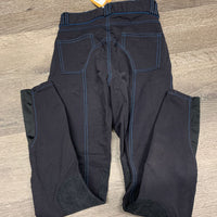 JUNIORS Euroseat Breeches *gc, pilly, faded, rubs
