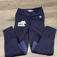 JUNIORS Winter Riding Tight Breeches, Pull On *gc, pilly, hair, rubs
