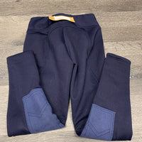 JUNIORS Winter Riding Tight Breeches, Pull On *gc, pilly, hair, rubs
