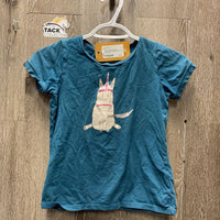 JUNIORS SS Shirt "Unicorn" *gc, cracking design, mnr stain
