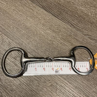 Thick Hvy Eggbutt Bit, rotating center *vgc, clean, stains, rubs, scratches/chews
