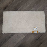 Fleece Foam Center Western Saddle Pad *vgc, clean, mnr stains, hair, mnr clumpy fleece
