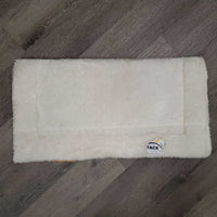 Fleece Foam Center Western Saddle Pad *vgc, clean, mnr stains, hair, mnr clumpy fleece
