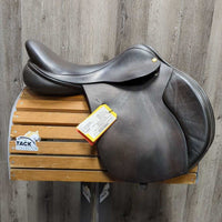 17" MW *5.25" Black Country Ricochet Close Contact, 2 Billet Guards, Black - Black Country Saddle Cover, Wool Flocking, Front & Back Gusset Panels, Med Front & Large Back Blocks, Flaps: 13.5"L x 13"W Serial #: 17T 18306