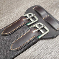 Tr Fold Flat Leather Dressage Girth *like new, older, mnr buckle gunk
