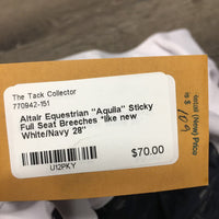 "Aquila" Sticky Full Seat Breeches *like new
