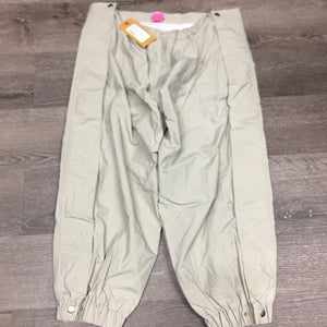 Rain Riding Pants, zipper, velcro *gc, hair, linty, pen