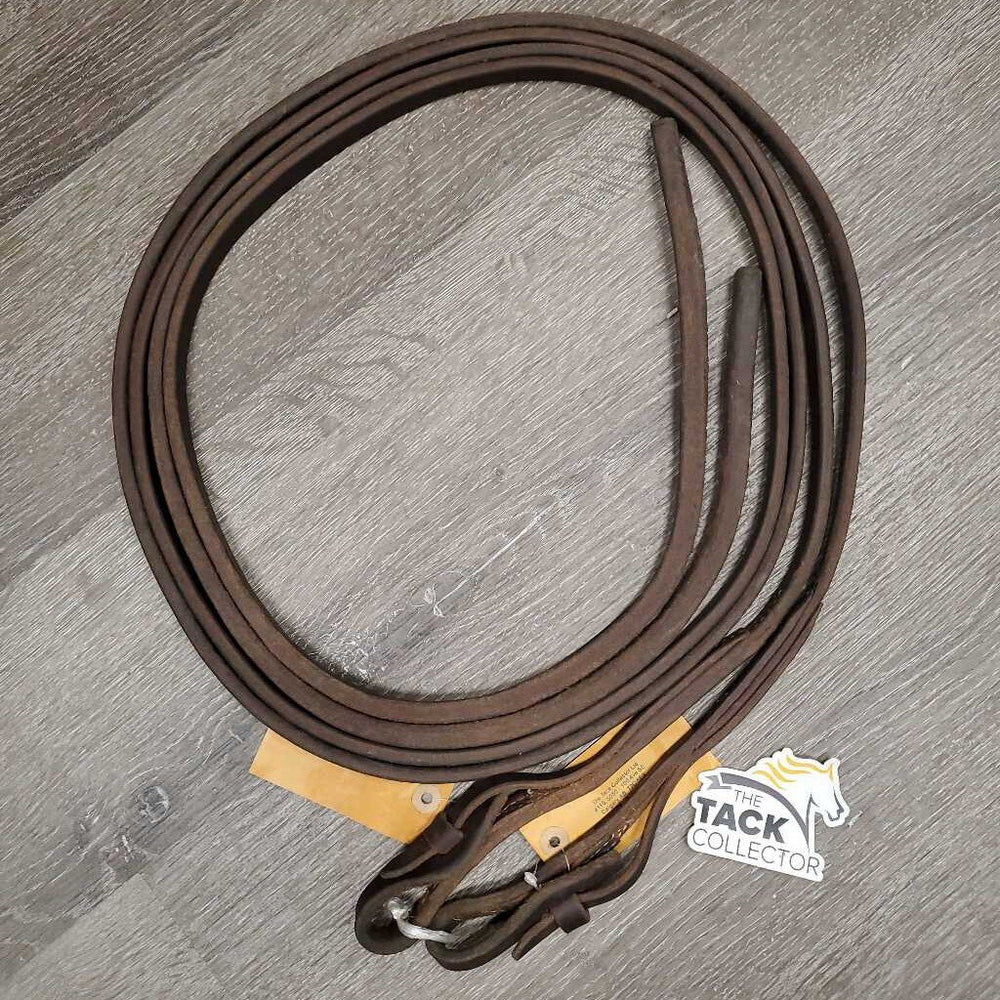 Weighted Leather Western Quick Change Split Reins *gc, mnr dirt, stains, rubs