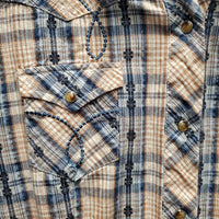 LS Western Shirt, snaps *gc, puckered
