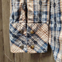 LS Western Shirt, snaps *gc, puckered
