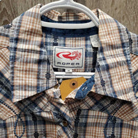 LS Western Shirt, snaps *gc, puckered
