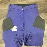 Hvy Breeches *gc, mnr dirt & stains, curled waist, loose seam stitching, puckered/bubbles
