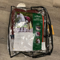 Waterproof Fleece Quarter Sheet, bag, tail *xc, mnr hair
