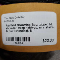 Grooming Bag, zipper lid, shoulder strap *xc/vgc, mnr stains & hair
