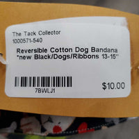 Reversible Cotton Dog Bandana *new
