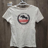 SS T-Shirt "Laguso Equestrian Performance" *gc, mnr hair, pits, faded
