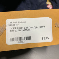 "CET 2013" Ball Cap *gc, faded, hairy
