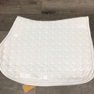 Quilt Jumper Saddle Pad, 1x piping *vgc, v. mnr stains, cut tabs