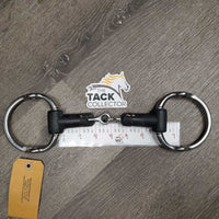 Thick Rubber Gag Snaffle Bit *gc, v.CHEWED, RIPS, clean, scratches, residue
