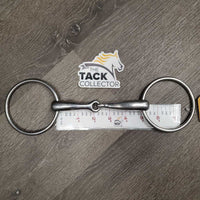 Hvy Med Loose Ring Snaffle Bit *gc, clean, scuffs, residue, scratches
