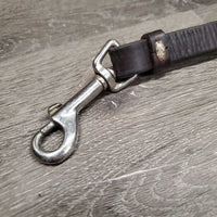 Narrow Flat Standing Martingale Attachment, conway buckle, snap *gc, clean, xholes, creases
