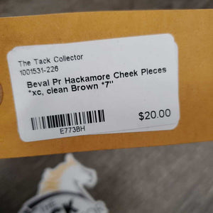 Pr Hackamore Cheek Pieces *xc, clean