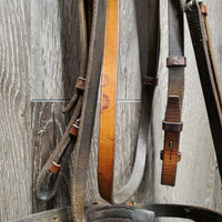 Rsd Bridle, Rubber Reins *No Flash, gc, older, stains, clean, dry, dents, residue, older, stiff
