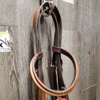 Rsd Bridle, Rubber Reins *No Flash, gc, older, stains, clean, dry, dents, residue, older, stiff
