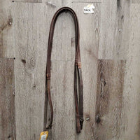 Rsd Padded Figure 8 Bridle, Rsd Rubber Reins *gc, clean, dry, stiff, residue, faded, tight keepers, rubs, dents
