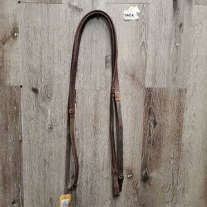 Rsd Padded Figure 8 Bridle, Rsd Rubber Reins *gc, clean, dry, stiff, residue, faded, tight keepers, rubs, dents